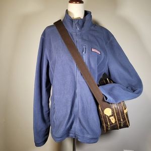 Vineyard Vines Bluish Gray Full Zip Fleece Jacket Men’s Small